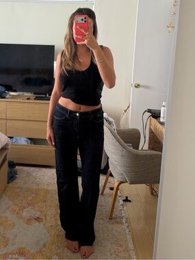 ZARA DARK DENIM JEANS